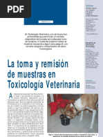 Toma y Remisión de Muestras Toxicológicas