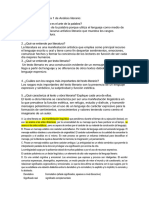 Respuestas de La Guía 1 de Análisis Literario