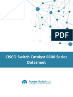 Cisco Switch Catalyst 6500 Series Datasheet