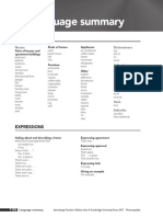 Interchange5thEd IntroLevel Language Summary Unit7