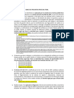 Banco de Preguntas Procesal Penal (Bayona)