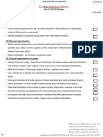 IGCSE Reproduction in Plants