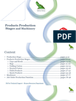 Products Production Stages and Machinery