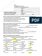 Homework 40: Write ONE WORD AND/OR A NUMBER For Each Answer. Accomodation Form-Student Information