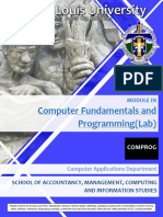 Comprog Fundamentals Obl Module 2021