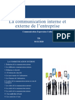 Cours Du 04 NOV Communication Entreprise