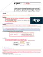 La Mole Unite de Quantite de Matiere Cours 2 2