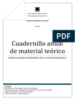 Cuadernillo de Material Teórico Química General