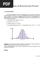 Aproximação Binomial Normal