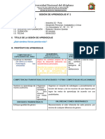 Sesión de Aprendizaje DPCC 2023