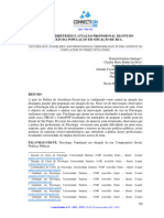 Psicologia: Diretrizes e Atuação Profissional Diante Do Contexto Da População em Situação de Rua.