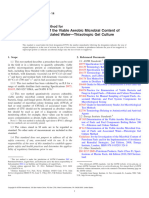 Determination of The Viable Aerobic Microbial Content of Fuels and Associated Water-Thixotropic Gel Culture Method