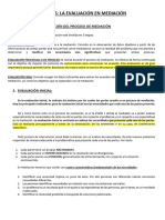 Tema 5 Evaluación Del Proceso de Mediación