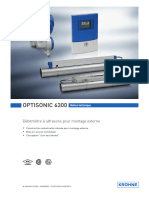 OPTISONIC 6300 Fiche Technique FR