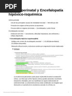 Asfixia Perinatal y Encefalopatía Hipóxico-Isque