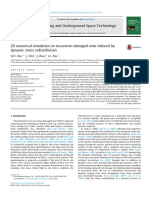 2D Numerical Simulation On Excavation Damaged Zo - 2014 - Tunnelling and Undergr