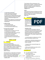 CHN Module 1 Notes Community