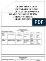 IT Grade 7-11 AugustTerm Schemes 2022-2023