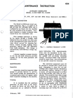 MI 434 - Auxiliary Generator Model A-8102