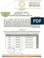 قرار رقم 5425 بشأن تعيين موظفين للعمل بديوان بلدية تاجوراء وعددهم 36