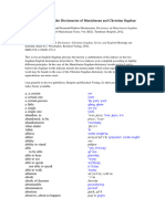 English Index To The Dictionaries of Man