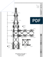 Elevation of Tower - 1 (Facing North) Part 3 of 3: Section F-F