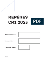 Eval Cm1 Eleve 2023