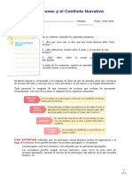 Acciones y Conflicto Narrativo 8