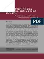 El Devenir Histórico de La Homosexualidad A Partir Del Siglo XIX