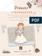 Planner Pessoal Permanente Anne With An e A5