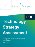 Technology Strategy Assessment - Zinc Batteries