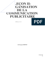 LECON II-L3ORGANISATION DE LA COMMUNICATION PUBLICITAIRE Papier