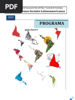 Problemas Sociales Latinoamericanos 2022 - PROGRAMA