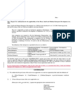 MSME Declaration