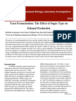 Sugar Types On Ethanol Production