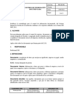 Control de Informacion Documentada