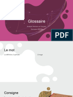 Glossaire Analyse Littéraire