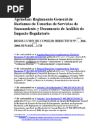 Res.-C.d.-N°-066-2006-Sunass-Cd-Reglamento General de Reclamos. Actualizado 2021