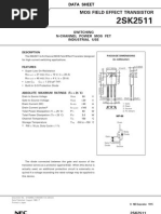 Mos Field Effect Transistor: Switching N-Channel Power Mos Fet Industrial Use