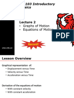 L2b - (Live) Graphs and Equations of Motion