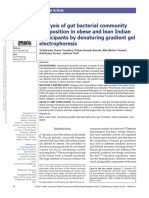 Analysis of Gut Bacterial Community Composition In.7