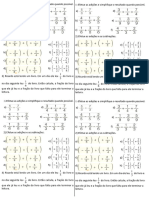 Atividades Adição e Subtração Racionais 01 Ok