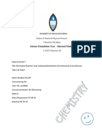 Acid-Catalyzed Dehydration of Cyclohexanol To Cyclohexene Lab - Report