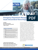 Acute Intracerebral Hemorrhage