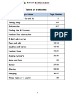 Class 1 Math Workbook 1