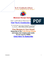 E Cookbooks Library Mexican Recipes