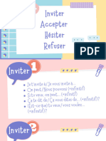 Inviter, Accepter, Hésiter, Refuser