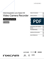 Video Camera Recorder: Operating Guide