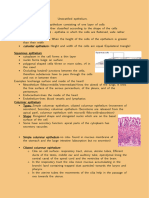 3-Unstratified Epithelium. Definitions and Examples of Squamous, Columnar (Simple, Ciliated, Microvilli, Secretory) and Cuboidal