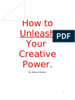 How To Unleash Your Creative Power